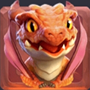 Red baby dragon